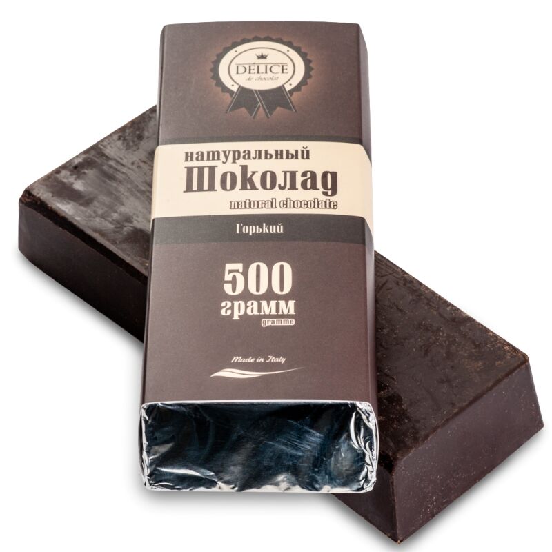 Горький шоколад (плитка), 500 гр.