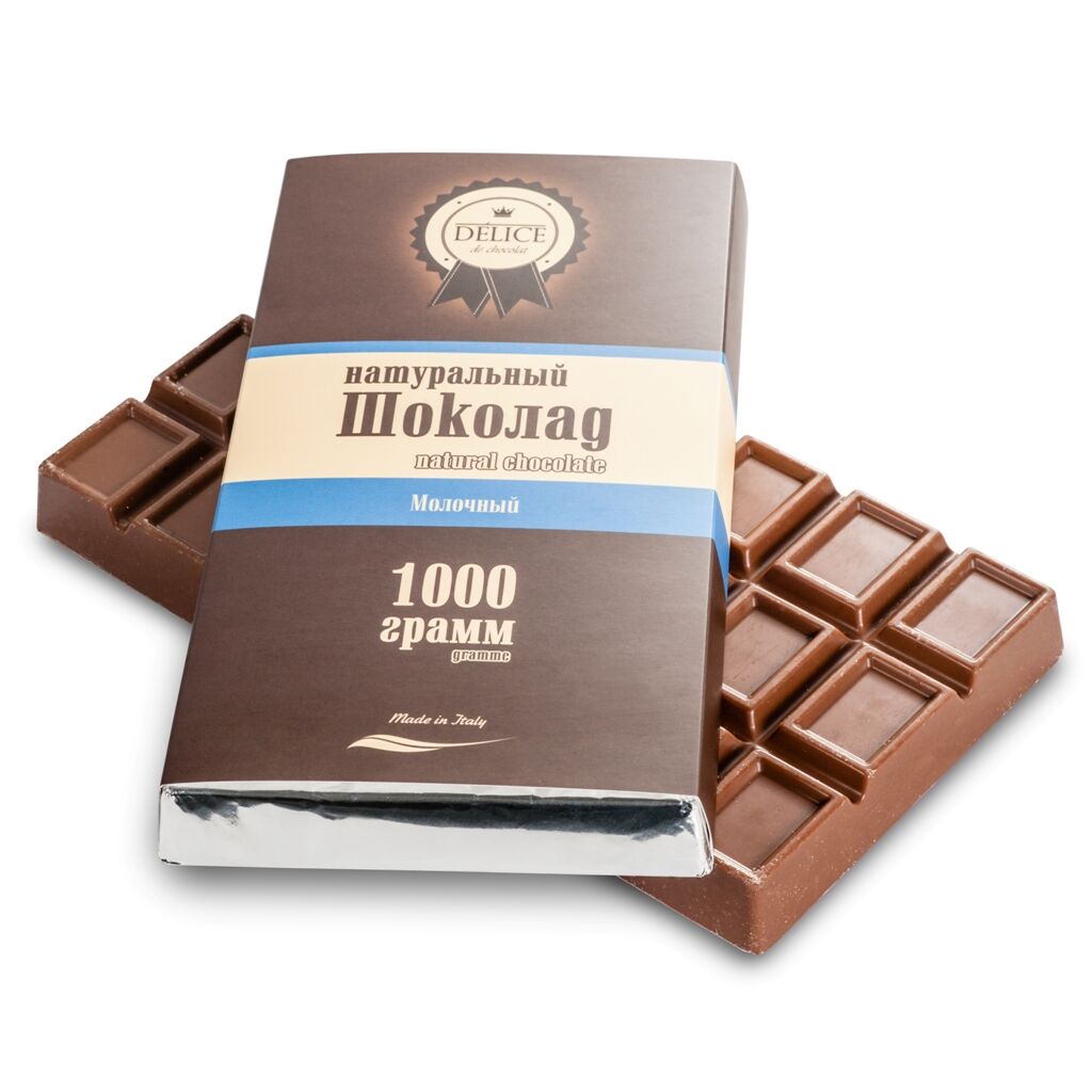 Молочный шоколад (плитка), 1000 гр.