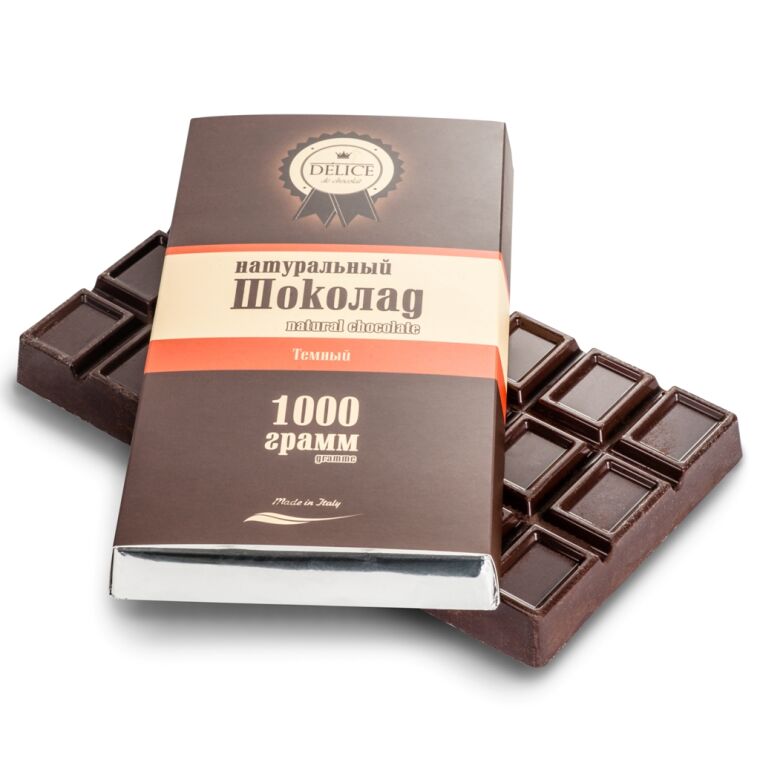 Темный шоколад (плитка), 1000 гр.