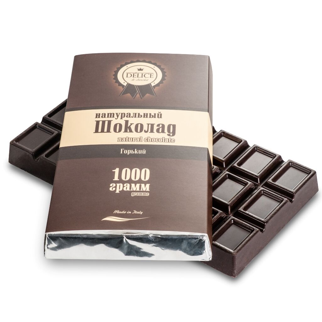 Горький шоколад (плитка), 1000 гр.
