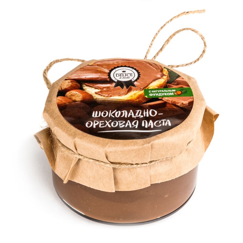 Шоколадно-ореховая паста (с фундуком), 200 гр.