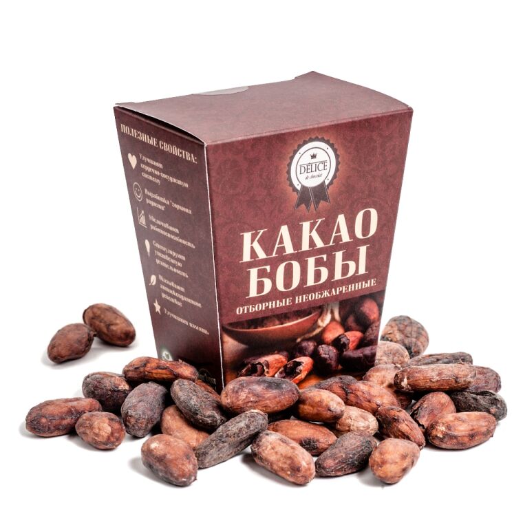 Какао-бобы отборные, 75 гр.