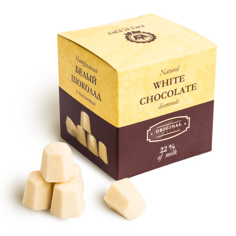 Белый шоколад (в диамантах), 100 гр.