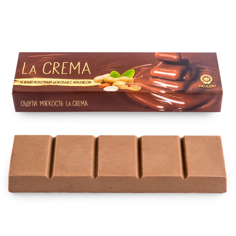Батончик La crema – Молочный с Арахисом, 55 гр.