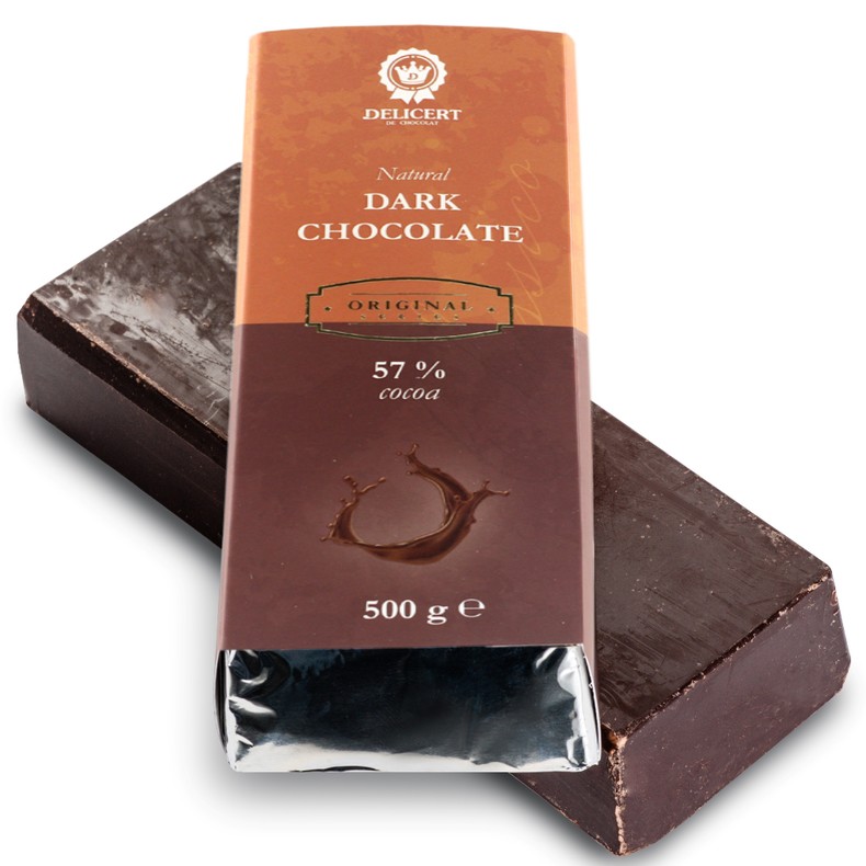Темный шоколад (плитка), 500 гр.