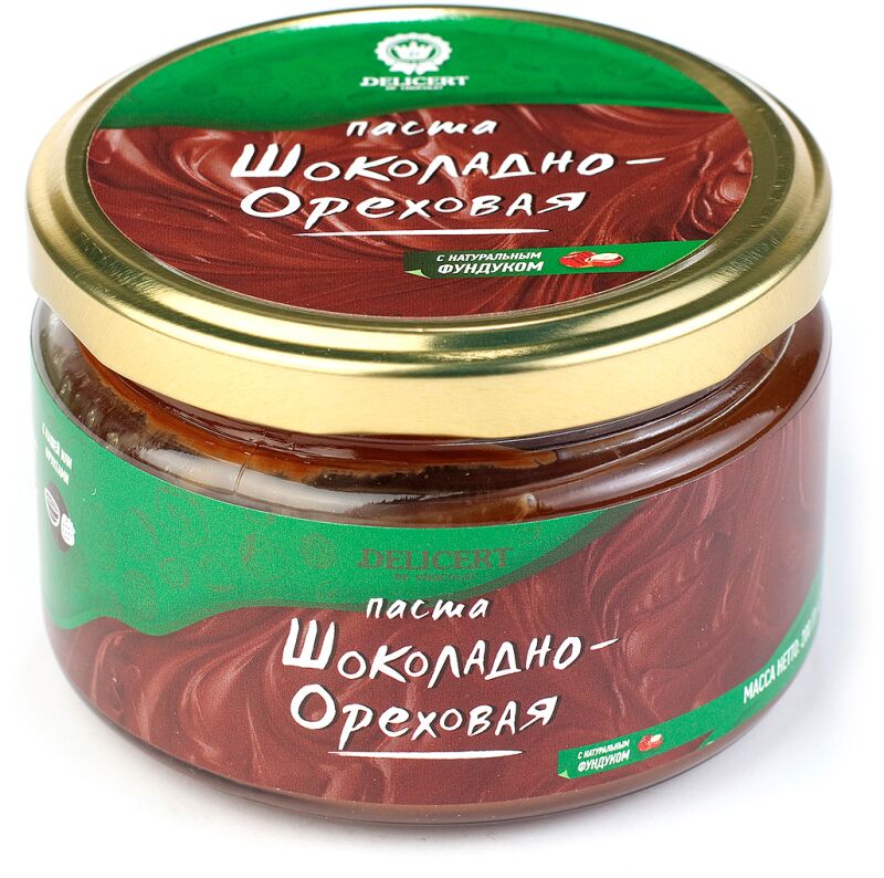 Шоколадно-ореховая паста (с фундуком), 200 гр.